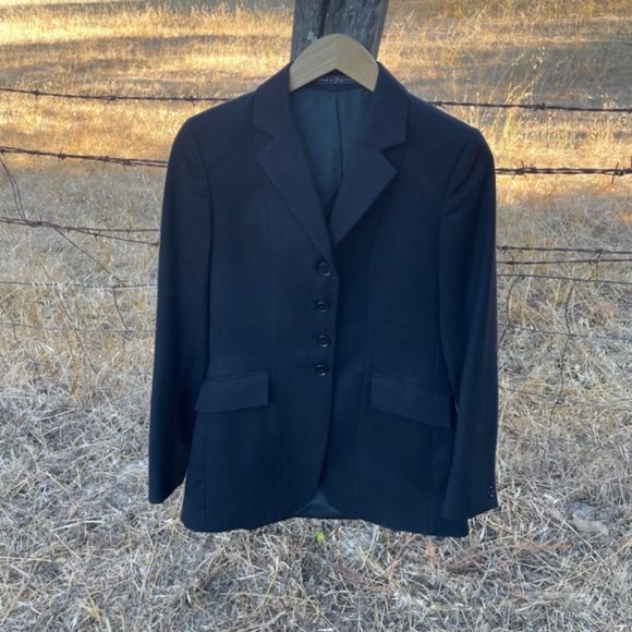 Vintage Wool Tailored Riding Coat TRI-UMPH  Ladies size 8-R - Picture 9 of 14